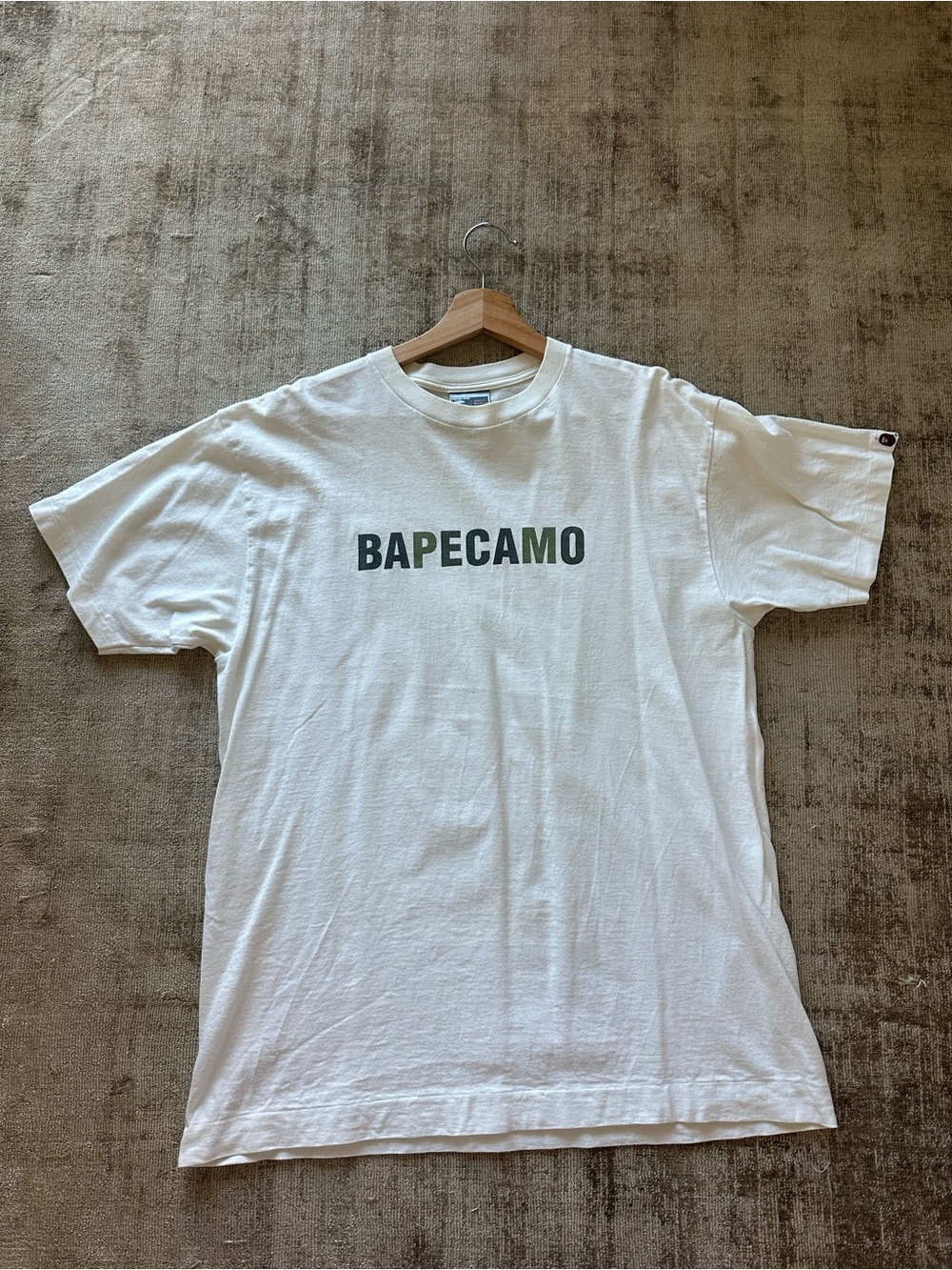 Bape BAPECAMO White Crewneck Tee